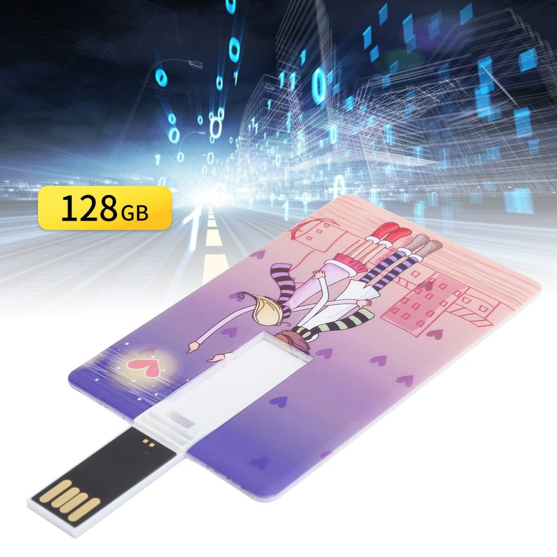 Card U Disk Portable Cartoon USB2.0 Flash Drive Computer Data