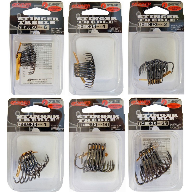 Owner ST-41 Stinger Treble Hook 1 Qty 7