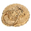 Door Knocker Chinese Animal Head Style Modelled Antique Brass Easy