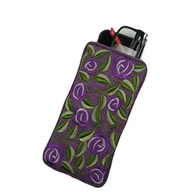 Justina Claire Double Spectacles Case in a Rennie Mackintosh purple