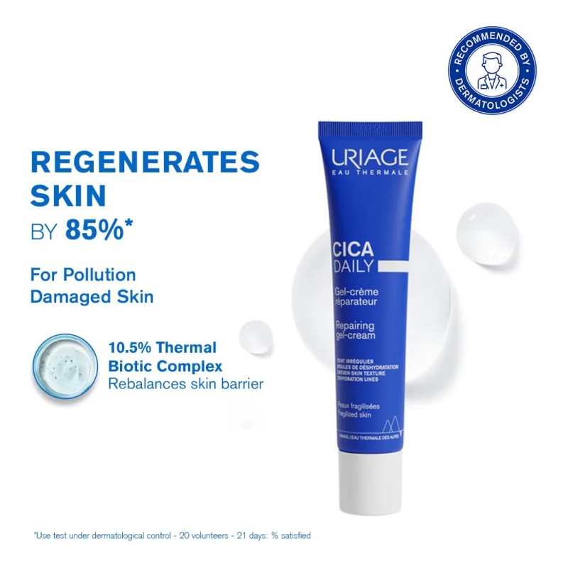 Uriage Cica-daily - Gel Reparador Para La Cara | Hecho