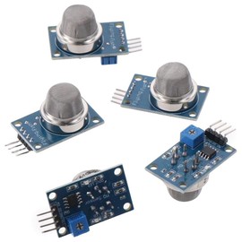 SHUATI Liquefied Combustible Gas Sensor Blue Semiconductor DC 5V MQ-2 Gas Sensor Module Methane Gas Sensor Homes, Factories