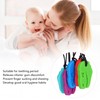 5pcs Infants Teething Necklace Silicone Exercise Senses Soothing Gum Chewing