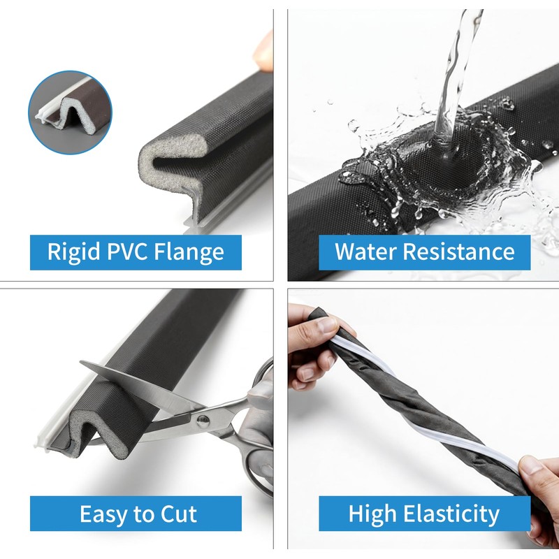 Weather Stripping Door Seal,V-Shaped Q Foam,Door Weather Stripping,Door Seal Strip