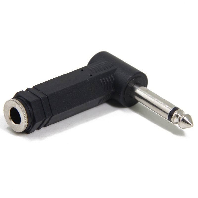 Ancable 2-Pack 1/4 Inch Right Angle TS Male to 1/4