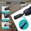 LitKiwi 2PCS Power Wing Nut Driver,1/4" Hex Shank Slot Wing