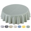 Home Direct Extra Wide Oilcloth PVC Wipe Clean Tablecloth (Round