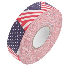 TOVINANNA 25M Hockey Tape, USA Flag Multipurpose Cloth Tape, Waterproof/Non Slip/ Hockey Stick Tape Athletic Sports Stick Baseball Tape Strong Over Grip for Baseball Bat - Sports Accessories