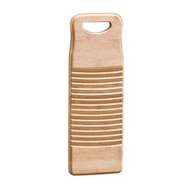 Washboard for Laundry, Septcity Clothes Wash Boards-old Fashioned Hand Washer for women School Home Durable Wood Anti-slip Bamboo Household Tools Vintage Decor(19.7 * 7.1 * 0.7 Inch) (Medium) cream