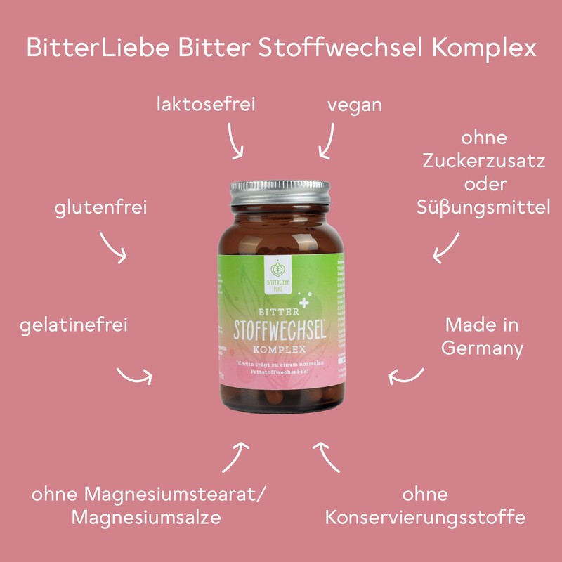 BitterLiebe® Plus Bitter Metabolism Complex - Metabolism Tablets with Bitter