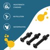 woshilaoDS 160-Piece Hex Socket Screws Nuts Set, M6 Screws Set,