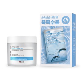 SNP [Planned composition] SNP triple water essential toner pad 60 sheets + skin return water mask 10 sheets / [기획구성] Snp 트리플 워터 필수딩 토너패드 60매 + 스킨 리턴 워터 마스크 10매