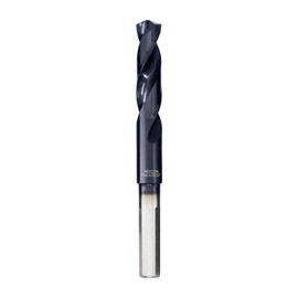Meccion 19/32 Inch Drill Bits Titanium Aluminum Nitride Coated, M35 Cobalt High Speed Steel Reduced Shank Drill Bit for Metal，Stainless Steel, cast Iron, Copper, Aluminum Etc.