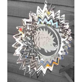 Stainless Steel Wind Spinner - 3D Mobile - Hedgehog Spinner