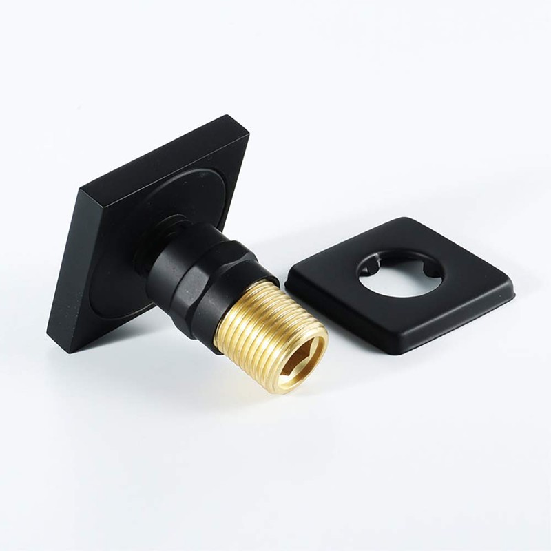 Cascada Modern Solid Brass 16-Nozzle Square Body Spray Jets Shower