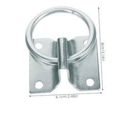 Horse Tie Rings,4 pcs Cross Tie Ring for Horse,Block Tie Ring Hitching Ring with Screws for Horse Stall Stable,Horse Fixed Ring Hooks Safety Horse Tie Ring Horse Supplies Horse Tie Ring