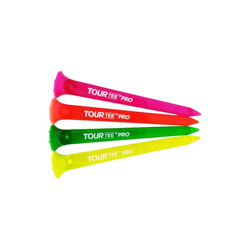 Tour Tee PRO NEONS Golf Tees (4 Pack) T-489 (590)