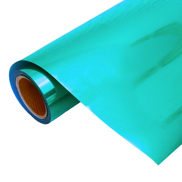 Threadart Metallic Aqua Heat Transfer Vinyl Film | Custom Cut