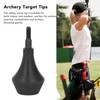10pcs Archery Arrowheads Nylon Safety Archery Target Tips with Detachable