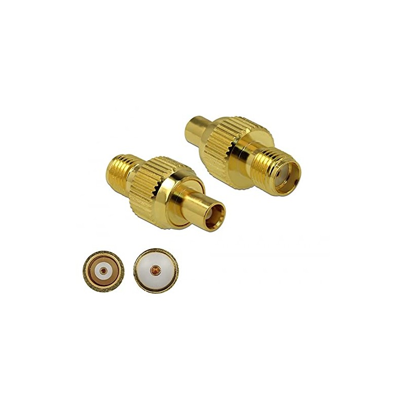 DELOCK Adapter SMA female to MCX female 3GHz