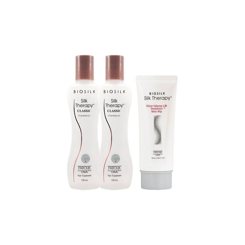 etv Silk Therapy Original Classic Hair Essence 130ml 2 Bottles