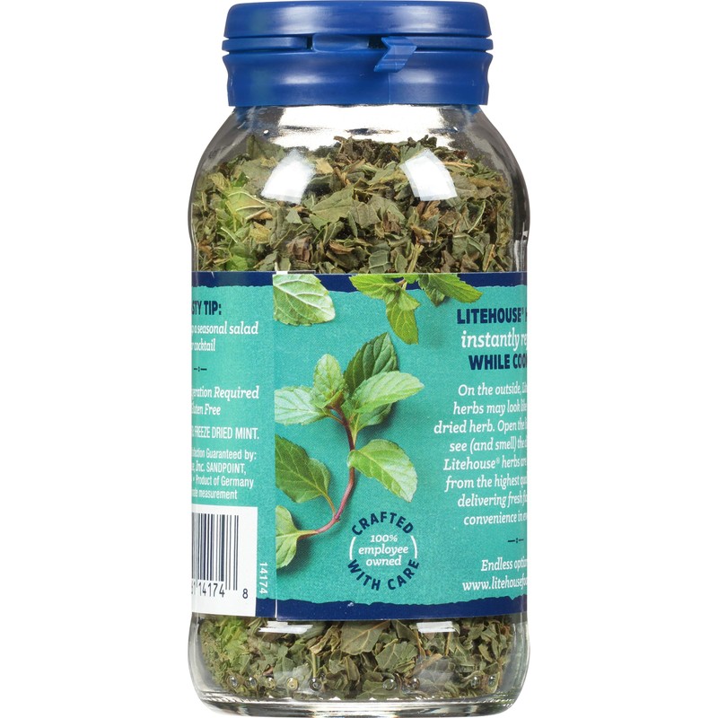 Litehouse Freeze Dried Mint, 0.28 Ounce, 2-Pack