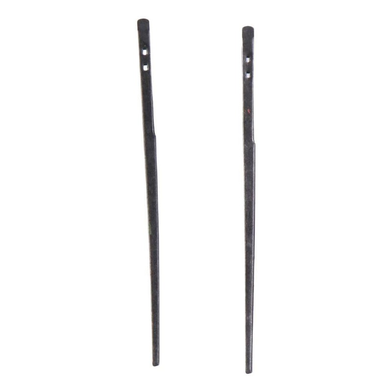 10 Pcs Flat Two Prong Steel Needle Leather Sewing Needle