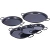 Akagawa Utsukusho 913018 AG Iron Black Leather Paella Pot (Both