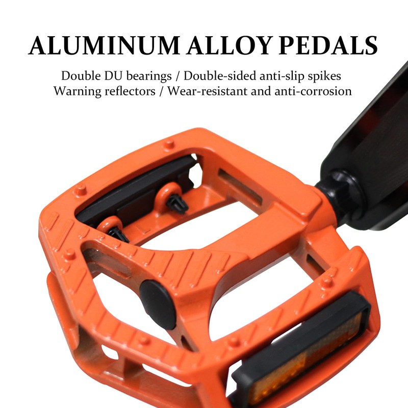Fahrradpedale (Orange)