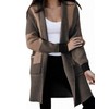 Astylish Plus Size Long Sleeve Cardigan Tops for Women Striped