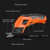 4V Cordless Electric Scissors With 2 blades, Fabric, Leather, Carpet