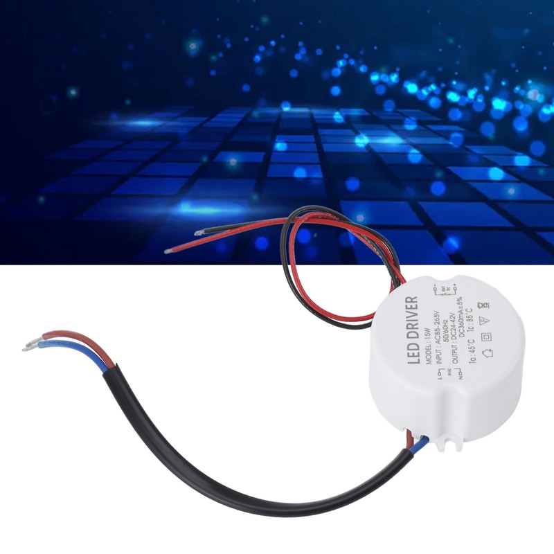 LED Power Supply Driver Waterproof Constant Voltage Transformer 360mA AC85‑265V
