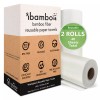 Ibambo Reusable Bamboo Paper Towels - 2 Rolls, Ecofriendly, Washable,