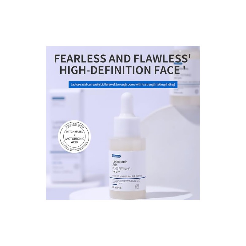 Lactobionic Acid -Glucan Serum 37ml Anti-Oxidant, Shrink Pores, Adjust Water