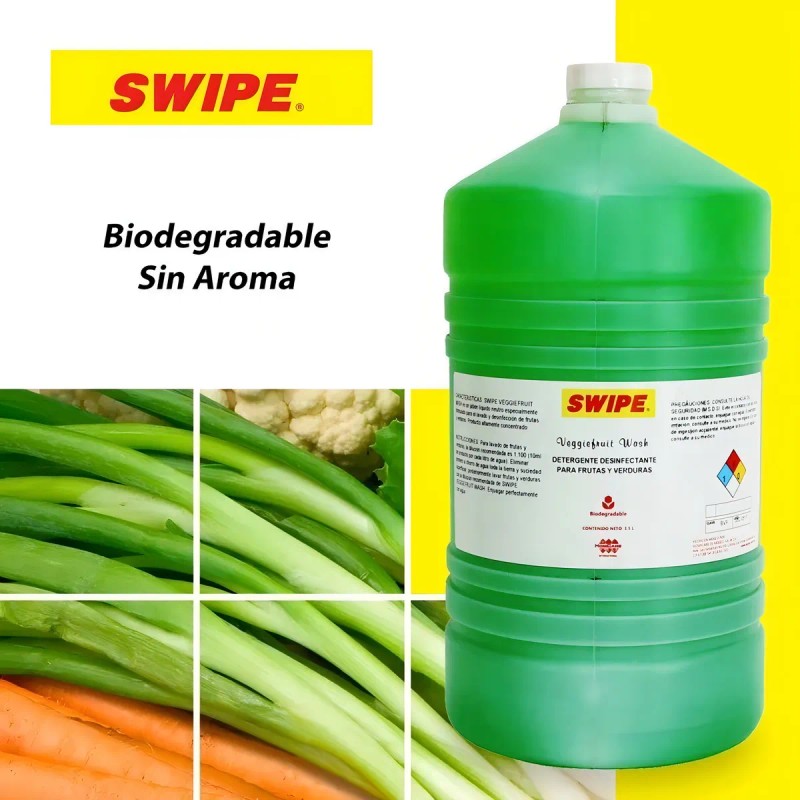 Swipe VEGGIE WASH FRUIT Botella - Unidad - 1 -