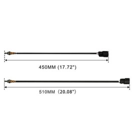 TCMT Front & Rear Oxygen Sensors Fit for Harley Sportster 1200 Forty Eight XL1200 Iron Sportster 883 Dyna Low Rider Street Bob Softail Heritage Classic Replace for 32700006/32700026