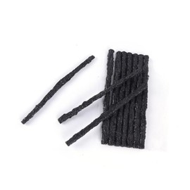 ABOOFAN 100 PCS Car Tubeless Seal Strip Vacuum Tire Repair Tape for Automotive Use Puncture Protection for Cars and Bikes 100 * 3.5mm (Black)