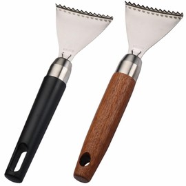 ADORAMBLING 2 Pcs Fish Scaler 304 Stainless Steel Fish Scale Remover Efficient Fish Scaler Remover Sturdy Fish Descaler Tool