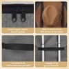Zynaxir Hat Boxes with Lids, Hat Storage Box for Travel,