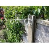 Concrete Fence Post Bracket Cream - Fits 4" wide Posts