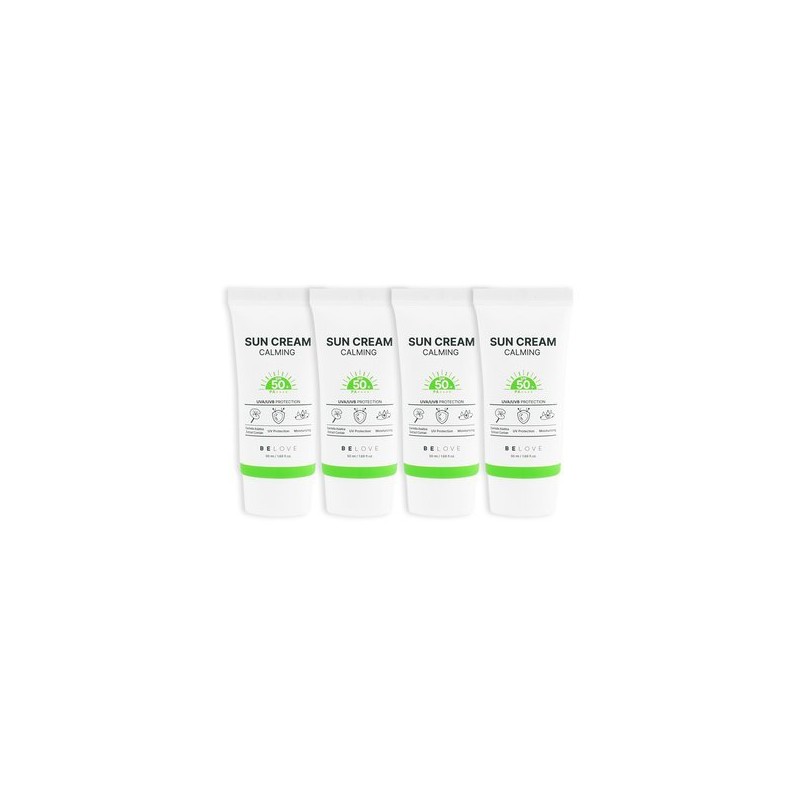 Be Love (4개)비러브 카밍 선크림 50ml SPF50+ PA++++ /순한 눈시림없는