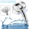 GENMAIGOU Modern 3-Setting Detachable Shower Head with 59-Inch Hose, High