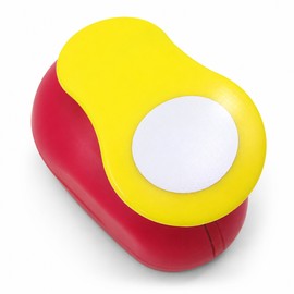 1 Inch Circle Paper Punch for Crafts – Manual 25 mm Round Hole Punch for Scrapbooking, Card Making & DIY Paper Projects
