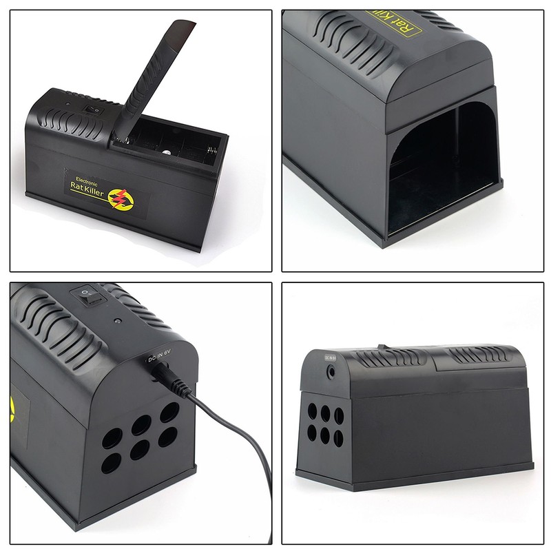 Electric Rat Trap Mouse Killer Intelligent High Voltage Trigger Indoor