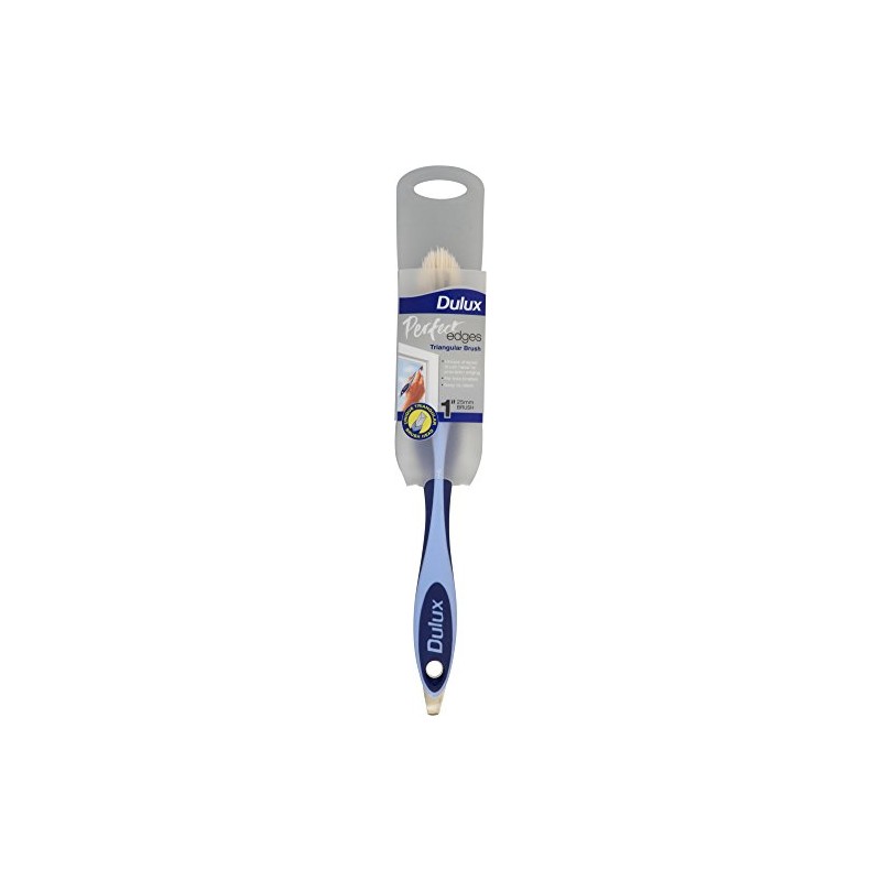 Dulux 400321 Perfect Edges 1 inch Triangle Brush, Blue