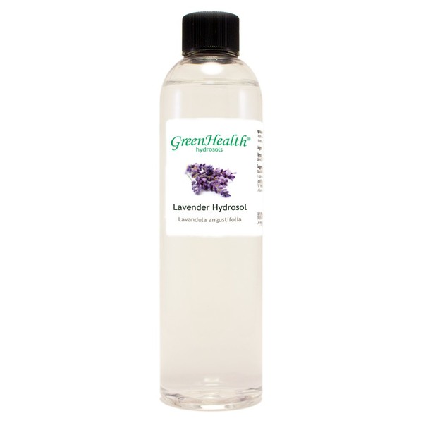 Lavender Hydrosol (Floral Water) - 8 fl oz Plastic Bottle w/Cap - 100% pure