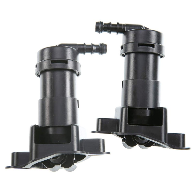 2x Headlight Cleaning Water Nozzle Left Right Compatible with A4