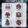 WANDIC 120 Pieces Gothic Style Stickers, 6 Styles Scrapbook Stickers