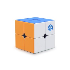 GAN 251 V2, 2x2 Speed Competition Gun Cube 51mm for Beginners (Stickerless)