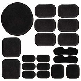 Helmet Padding Kit Airsoft Helmet Bicycle Replacement Universal Foam Pads Set Tactical Accessories Motorcycle Padding Kits Bike Mats for Cycling Costume Cosplay Fast Mich CS Army ACH (Black)